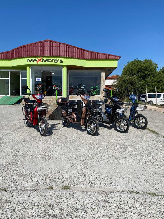 Електрически скутери тип мотопед MaxMotors EBZ16 500W/48V/12Ah