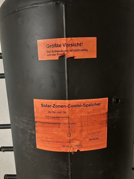 Puffer 750 l cu izolatie