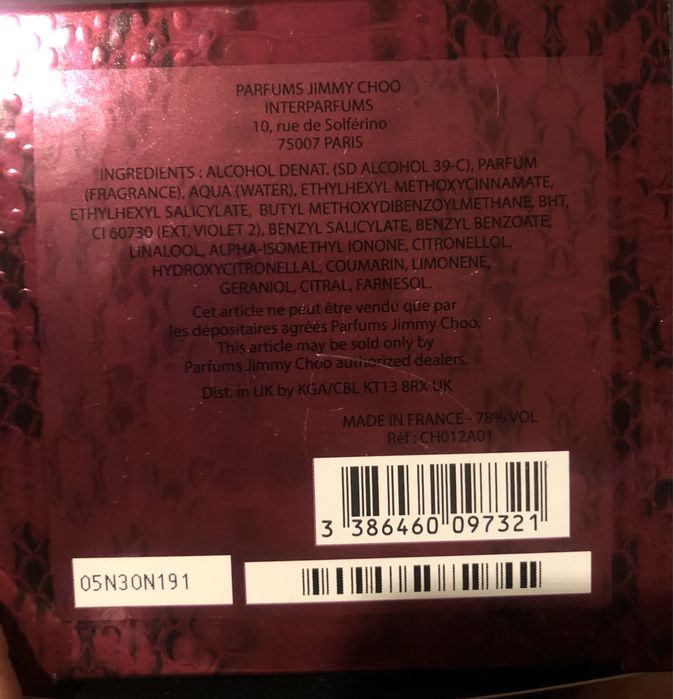 Jimmy Choo Fever edp 100 ml оригинален