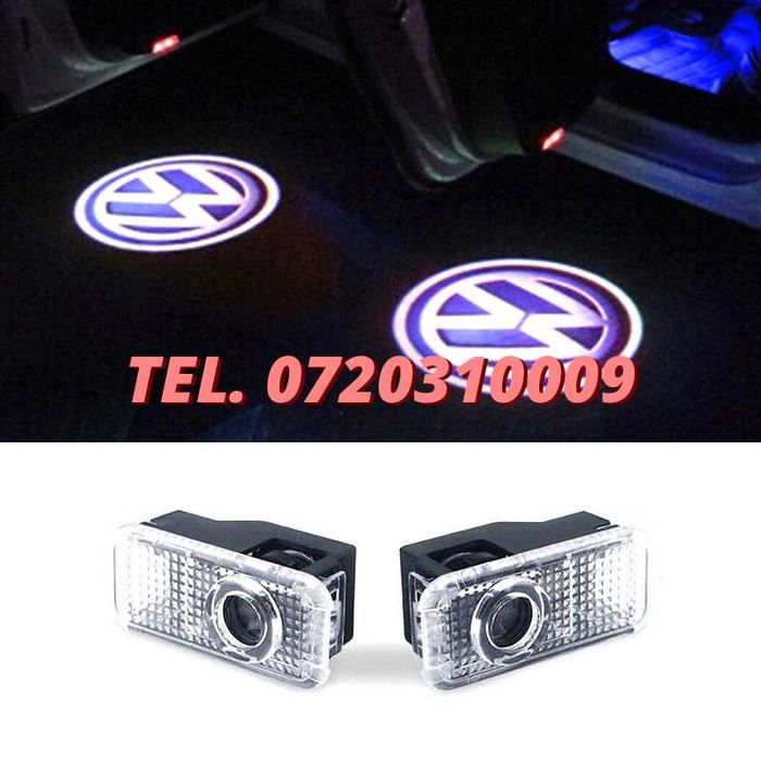 Proiectoare Logo Volkswagen Passat Portiera  Led Laser emblema sig