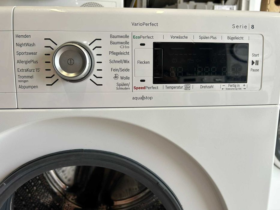 Пералня Bosch Serie 8 A+++ 9кг VarioPerfect