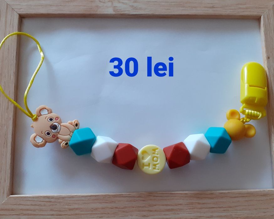 Lantisor   de  suzeta din silicon