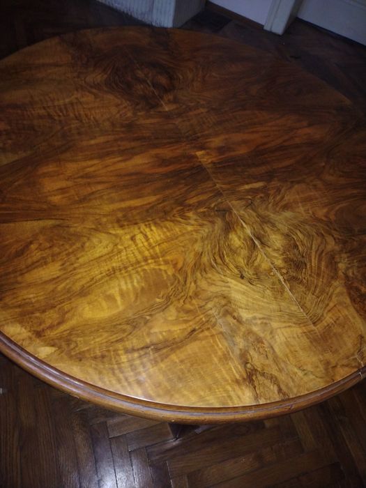 Masa Art Deco lemn de nuc h76/80