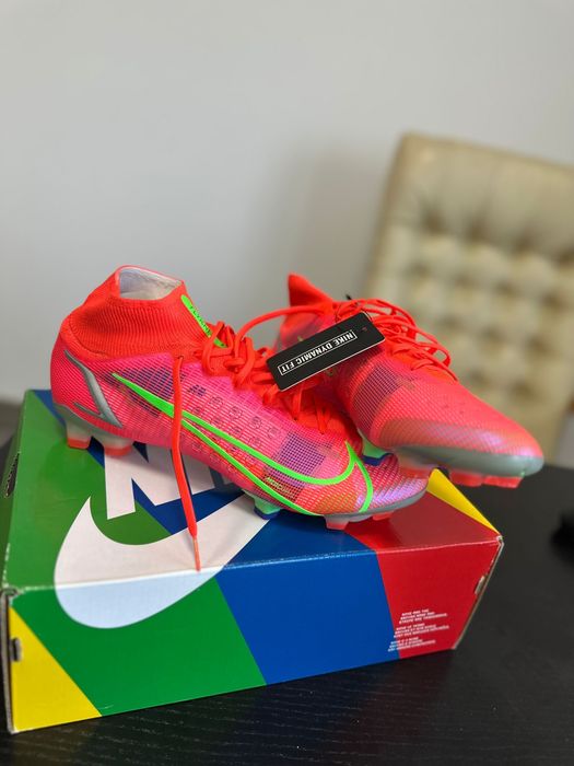 Nike Mercurial Superfly 8 Elite FG Bright Crimson Indigo Burst Unisex