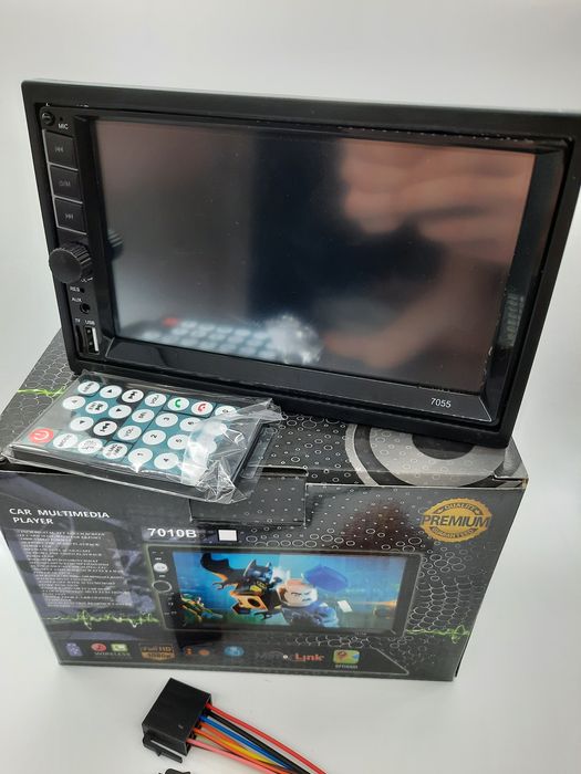 Player auto 2 DIN mirror link USB Sd Card rama