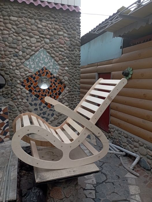 Кресло качалка,с березы