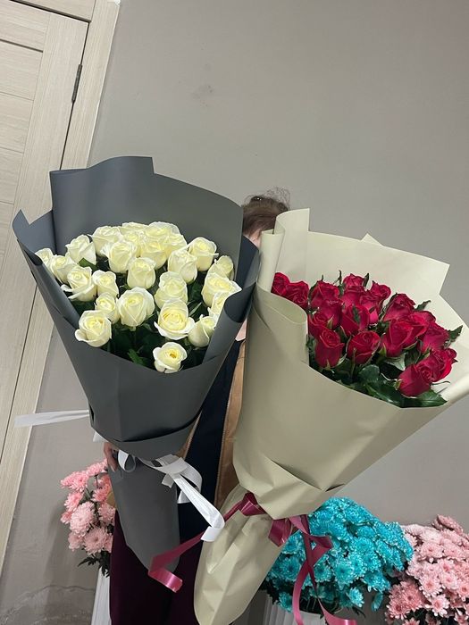 25 роз 15000тг! Доставка