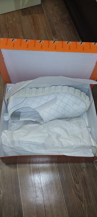 Слипоны натуральная кожа