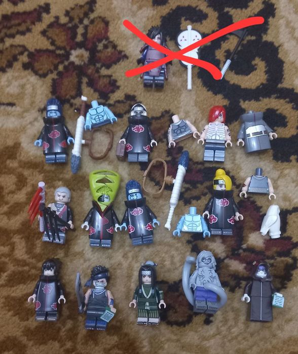 Лего фигурки наруто