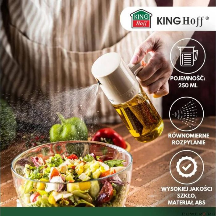 Pulverizator pentru ulei si otet 250 ml, sticla, KingHoff