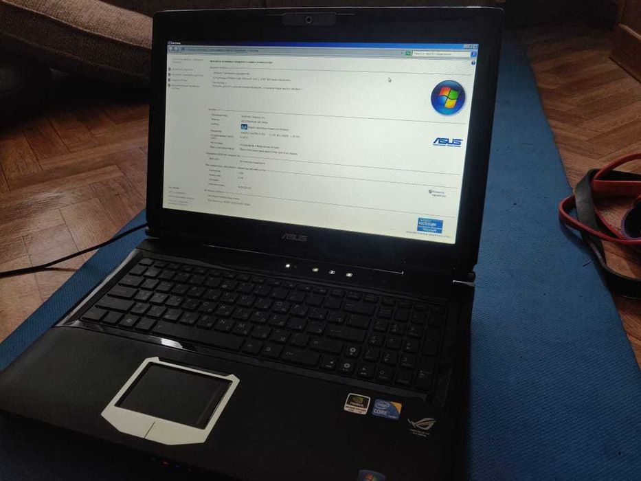 Игровой ноутбук ASUS ROG G60 / Core i7 / 6GB RAM / Экран 16"