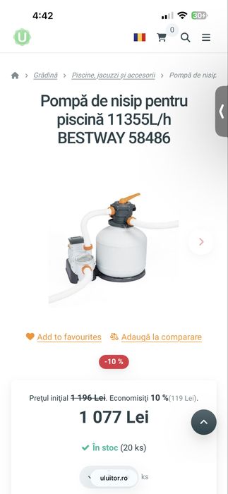BESTWAY Piscina STEEL PRO MAX 3,66 x 1 m