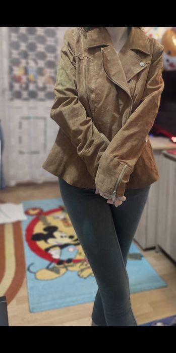 Geaca dama piele întoarsă