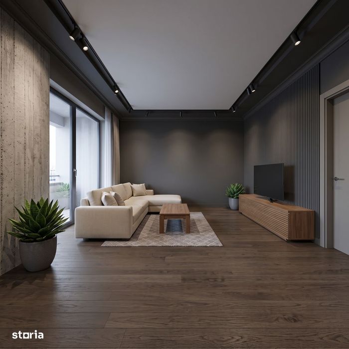 Apartament 2 camere, Loc de parcare, Incalzire in pardoseala