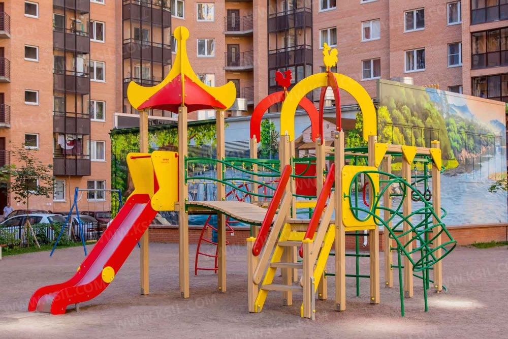 Детские площадки KSIL Болалар майдончаси качели карусели горки воркаут