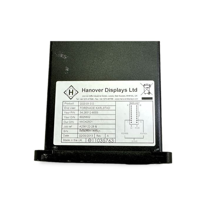 34283126003 Modul de control, Panoul cu numerele de rută de destinație HANOVER DISPLAYS MAN