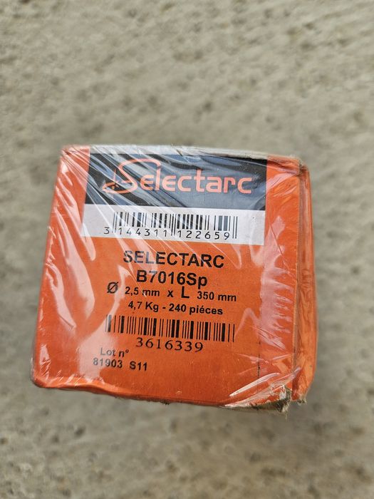 Electrozi cu dublu invelis rutilic / bazic / supertit 2.5mm