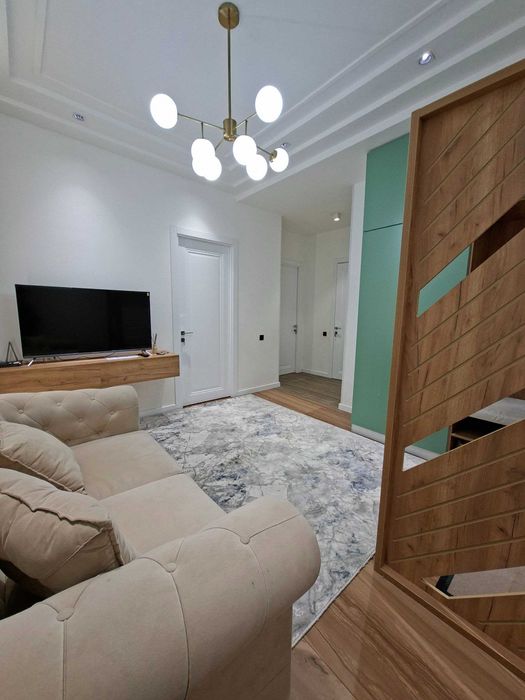 2-комнатная квартира 51 м² с ремонтом в ЖК O'zbegim, Яккасарай