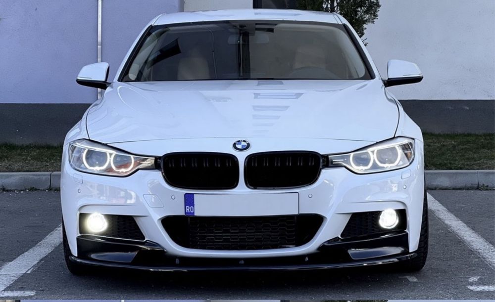 Lip Bmw Seria 3 F30-F31 M Pachet - Negru Lucios - Plastic