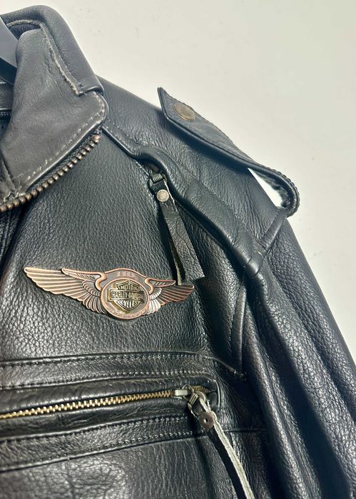 Jachetă Moto Harley-Davidson Piele Ediție Limitată 1/1903 Biker Vintage Neagră marimea L