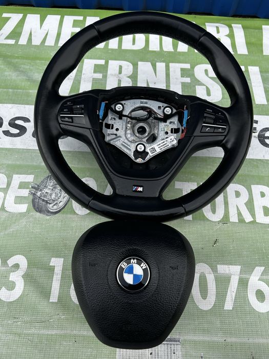 Volan complet cu airbag din piele cu padele BMW X4 F26
