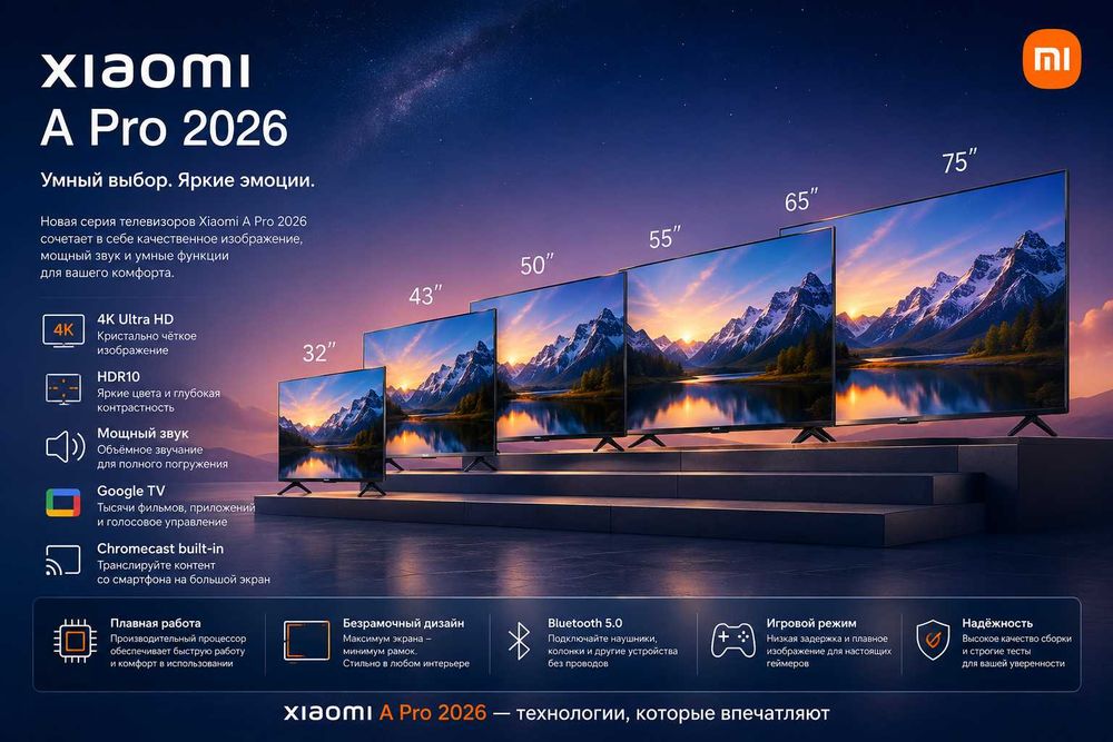 Xiaomi TV A pro 32,43,50,55,65,75 Xiaomi TV A pro 32,43,50