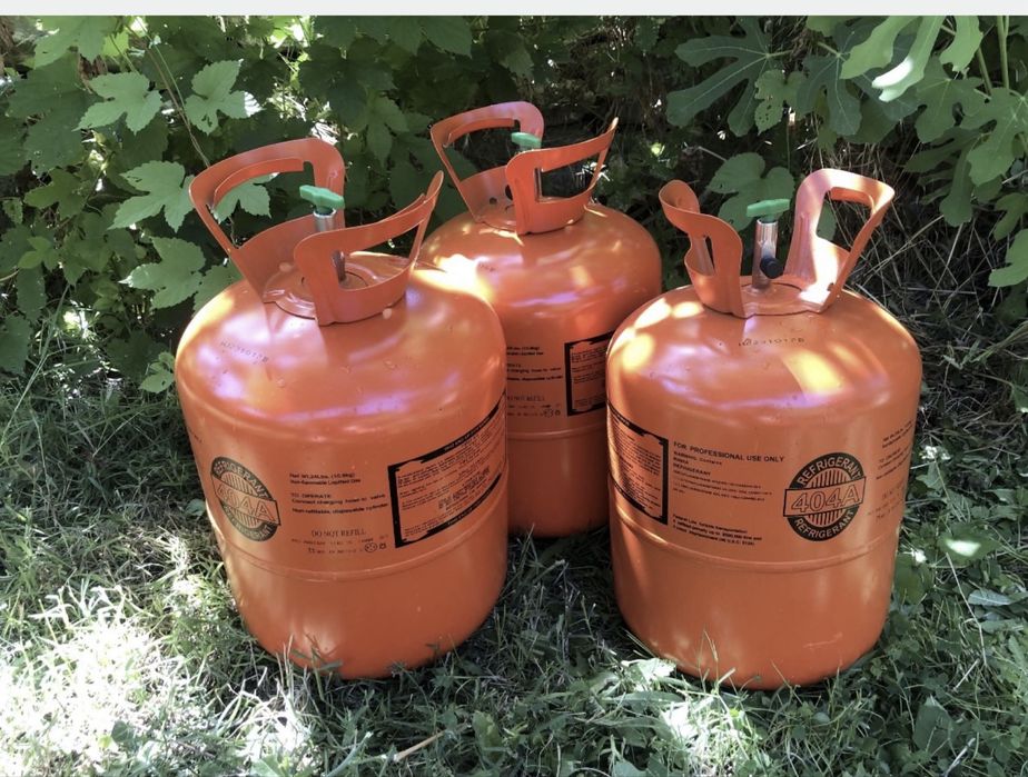 Бутилки за фрион и газ! Нови!