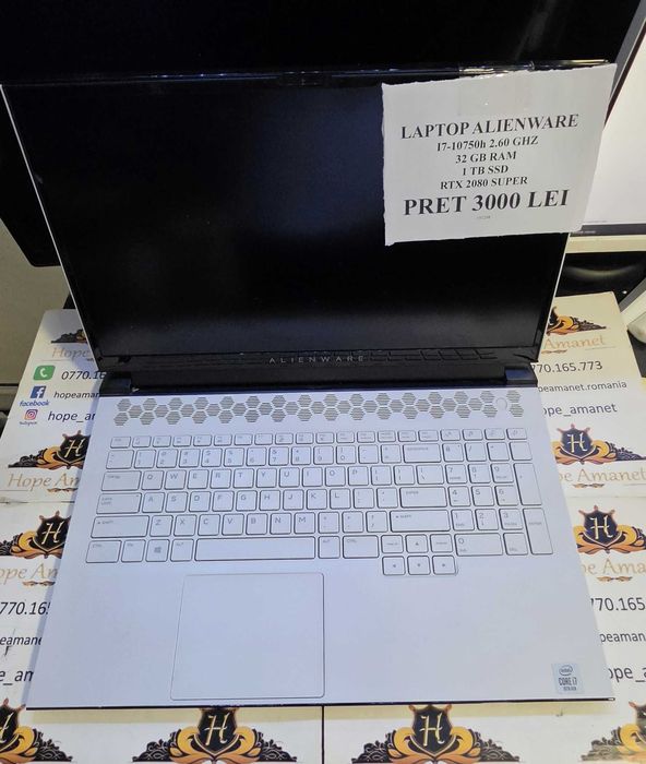 Hope Amanet P6 LAPTOP ALIENWARE i7 gen 10 rtx 2080 super #193298