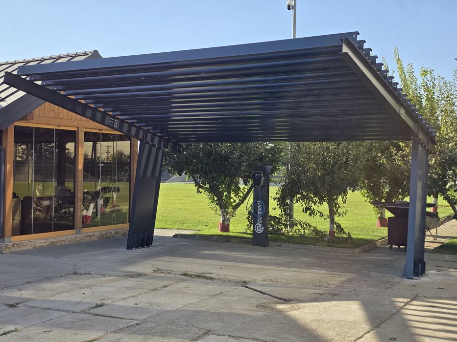Carport (copertina auto) dimensiuni 6,00m x 5,00m x 2,20m