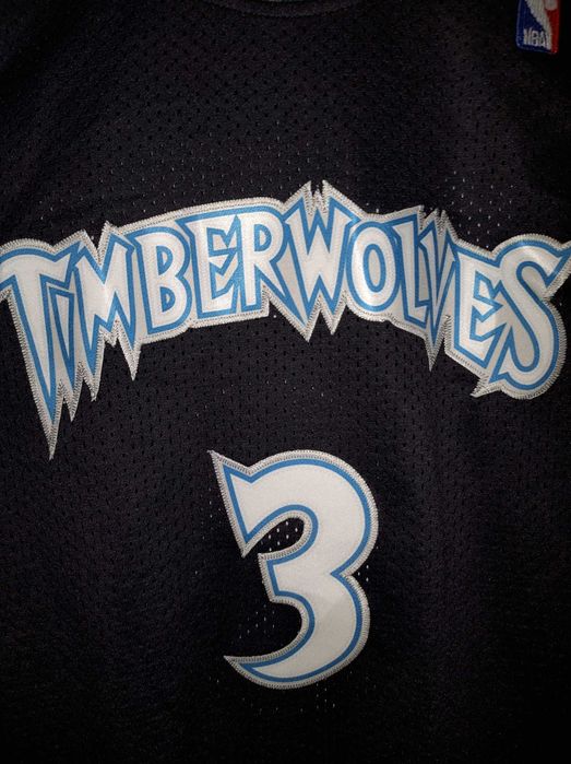 Maieu de basket NBA Mitchell & Ness cu Timberwolves, #3 Marbury (XL)