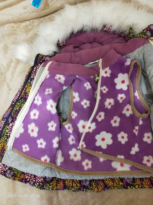 Зимний теплый комбинезон