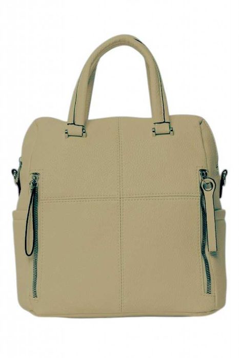 Дамска раница от еко материал с отделящи се презрамки