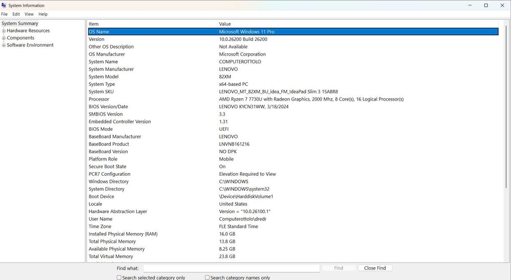 Lenovo IdeaPad Slim 3 15ABR8, 1TB, Windows 11, гаранция до 23.10.2026