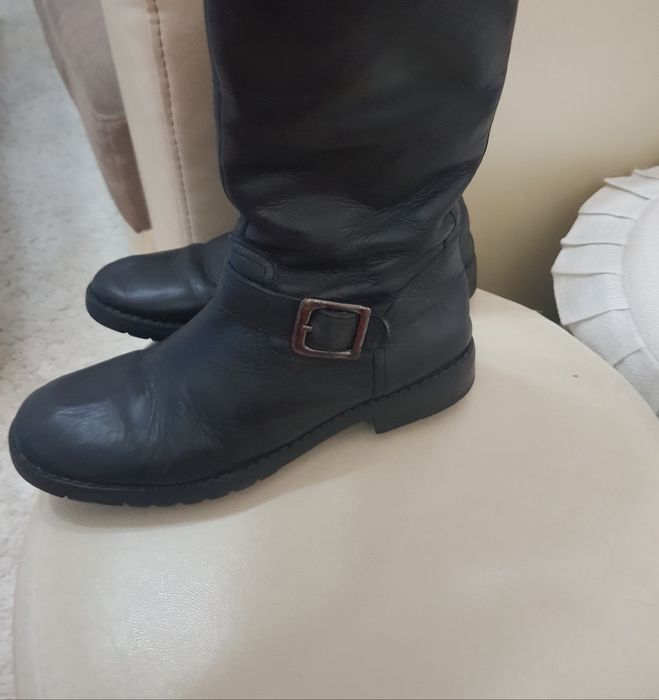 Естествена кожа ботуши р.35