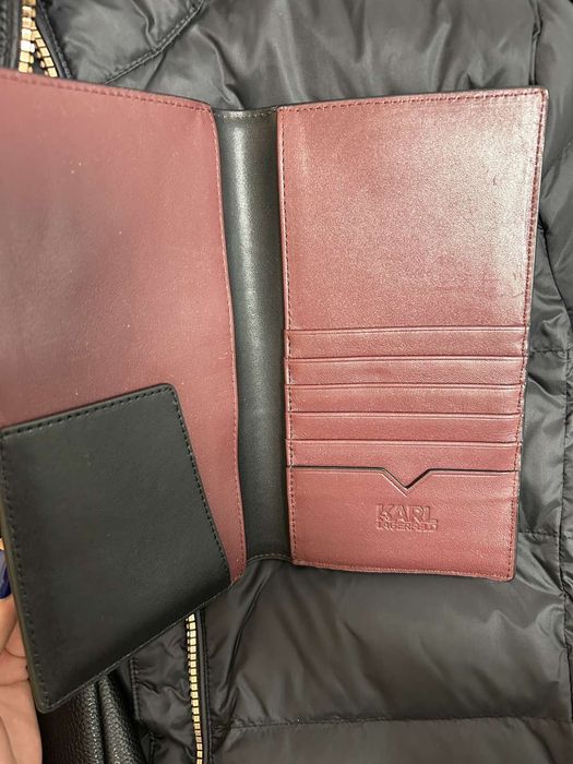Кожена портфейл Karl Lagerfeld