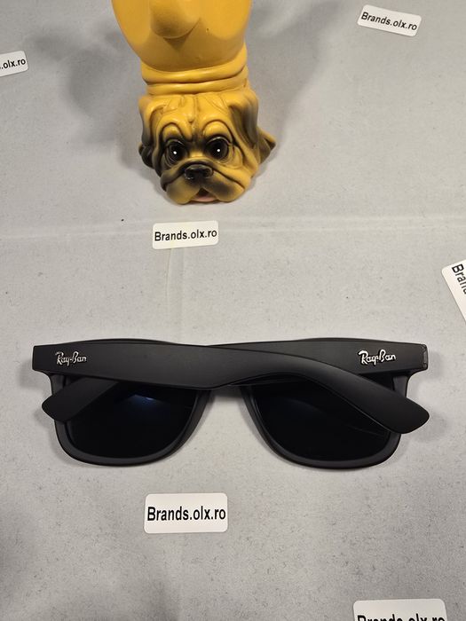 Ochelari de soare polarizati Ray-Ban Wayfarer 2140, rama mata, lentila verde