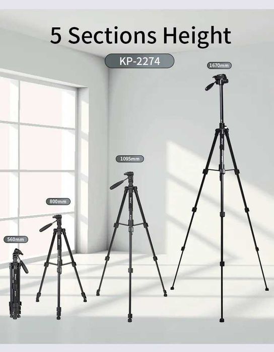 Штатив jmary KP -2294 | 2274 монопод трипод для телефона и камеры