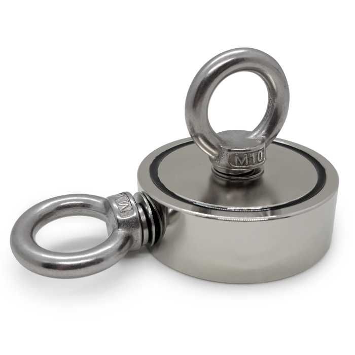 Двустранни неодимови магнити N52. Магнитен риболов и търсене на желязо