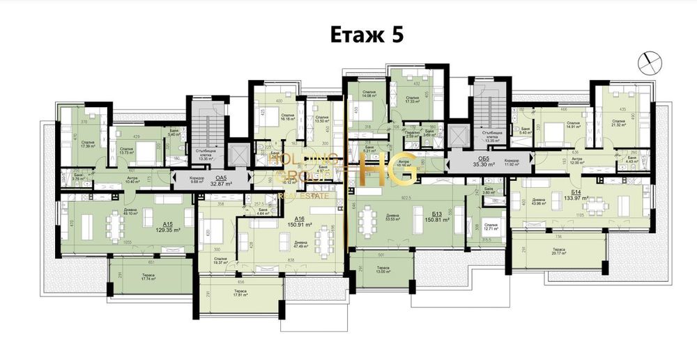 3-стаен в Варна-Бриз площ 170 цена 398000 - снимка 3