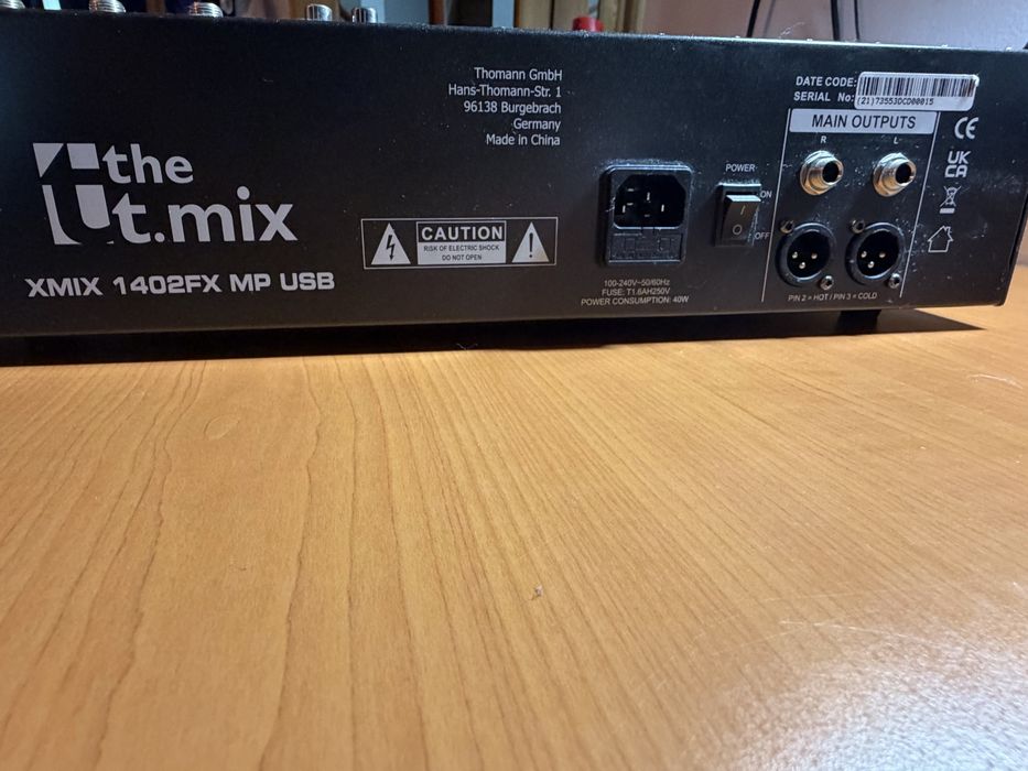 Mixer audio the t.mix XMX 1402FX MP USB – 12 canale, USB/Bluetooth/SD