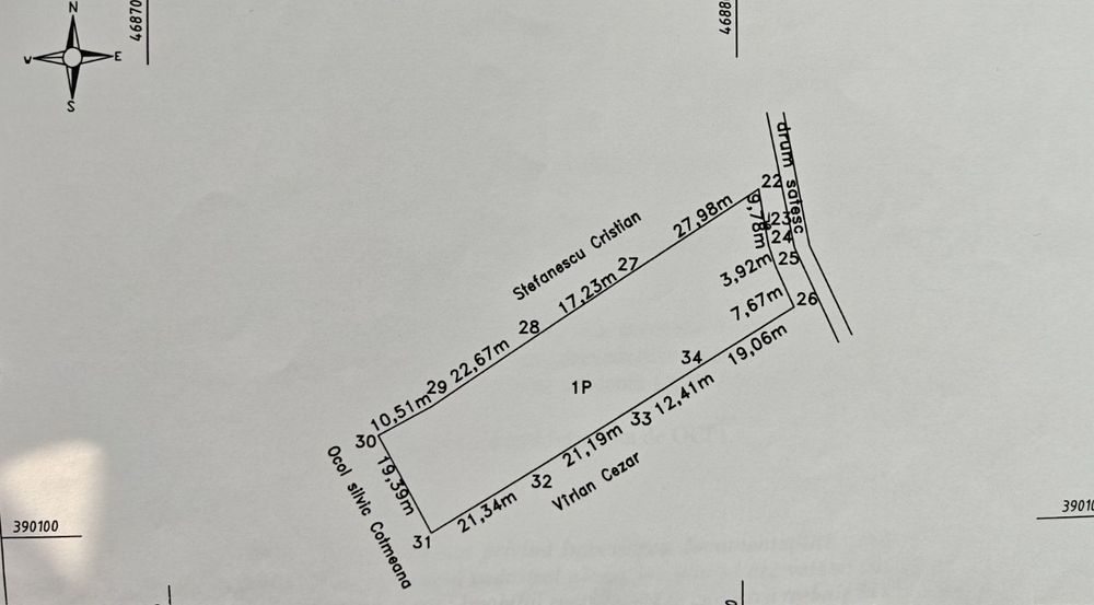 Teren Intravilan 1.472 mp Cotmeana - Lintești, Ag.