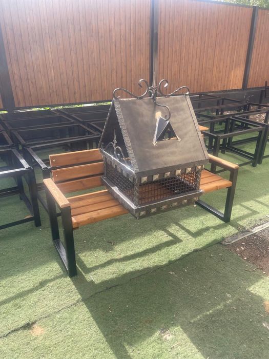 Беседка качеля.