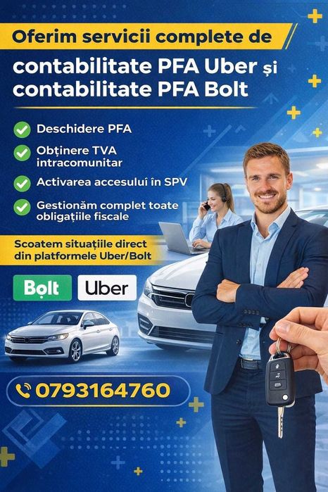 Contabil - Servicii Contabilitate PFA-Uber/Bolt