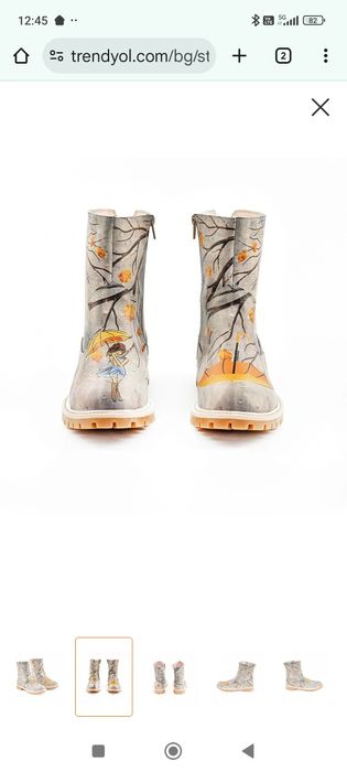 Дамски боти цветни