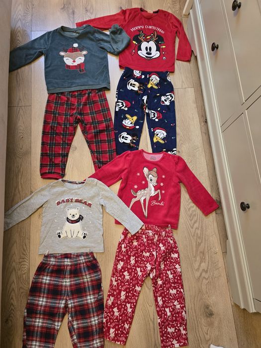 Lot pijamale H&M/C&A/Fagottino 92-104 cm
