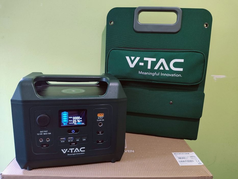 Акумулаторна соларна станция V-Tac 600W