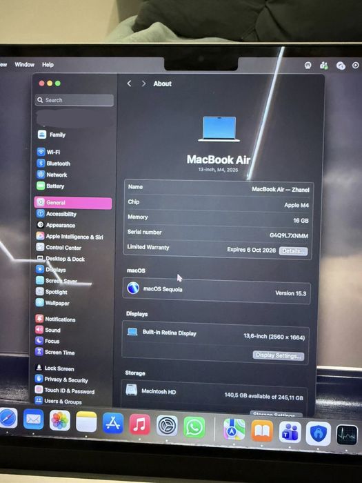 MacBook  Air 13 m4 2025