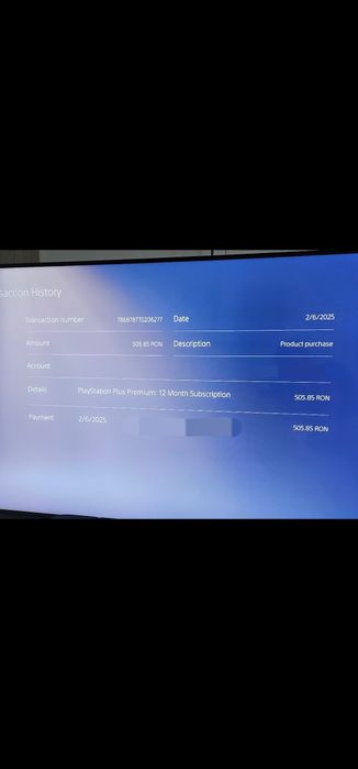 PS5 + 1 controller + abonament Plus Premium