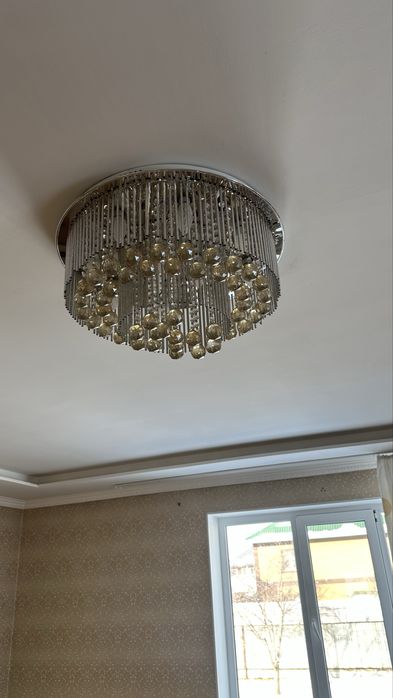 Люстра потолочная хрусталь