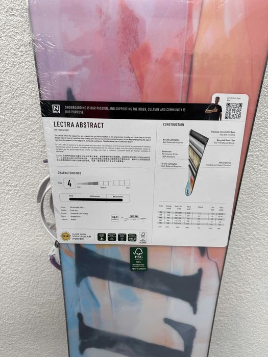 placa noua snowboard nitro lectra abstract L146cm